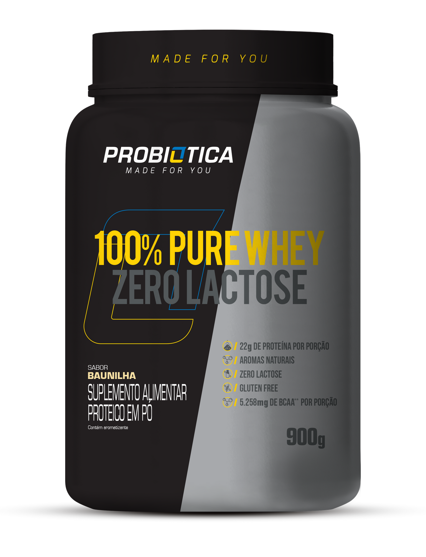 100% Pure Whey Zero Lactose 900 G | Probiótica