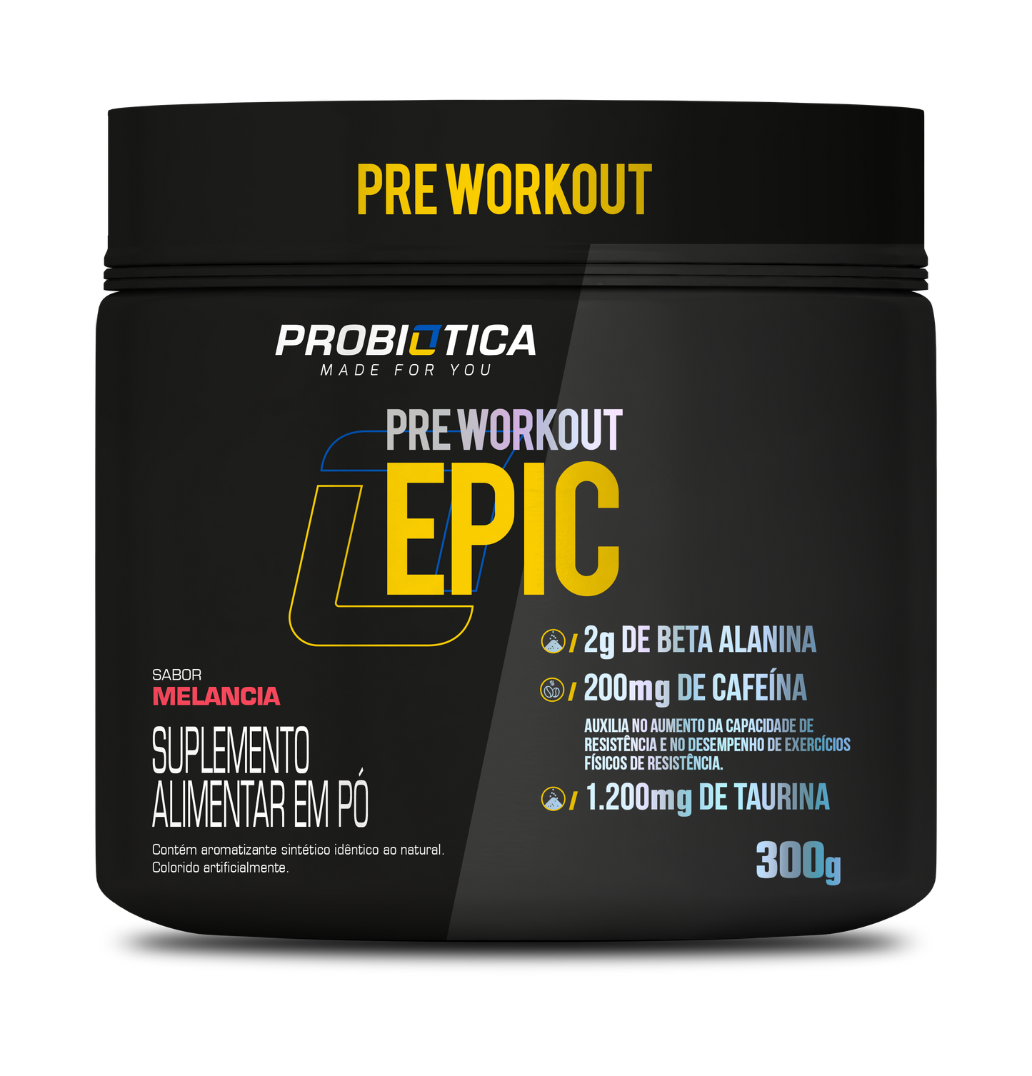 Epic 300g | Pré Workout | Probiótica