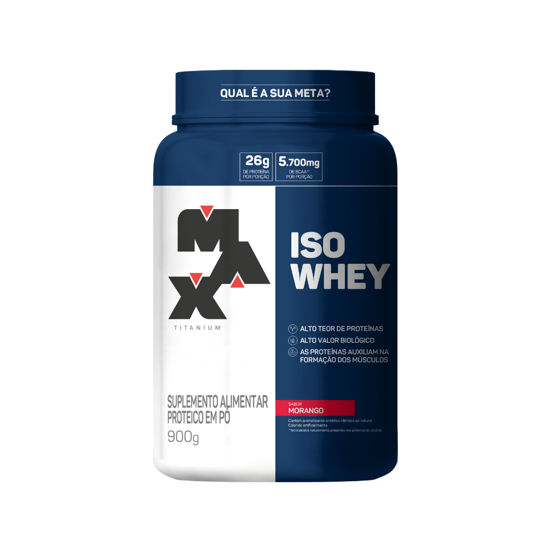 Whey Protein Isolado IsoWhey 900g | Max Titanium