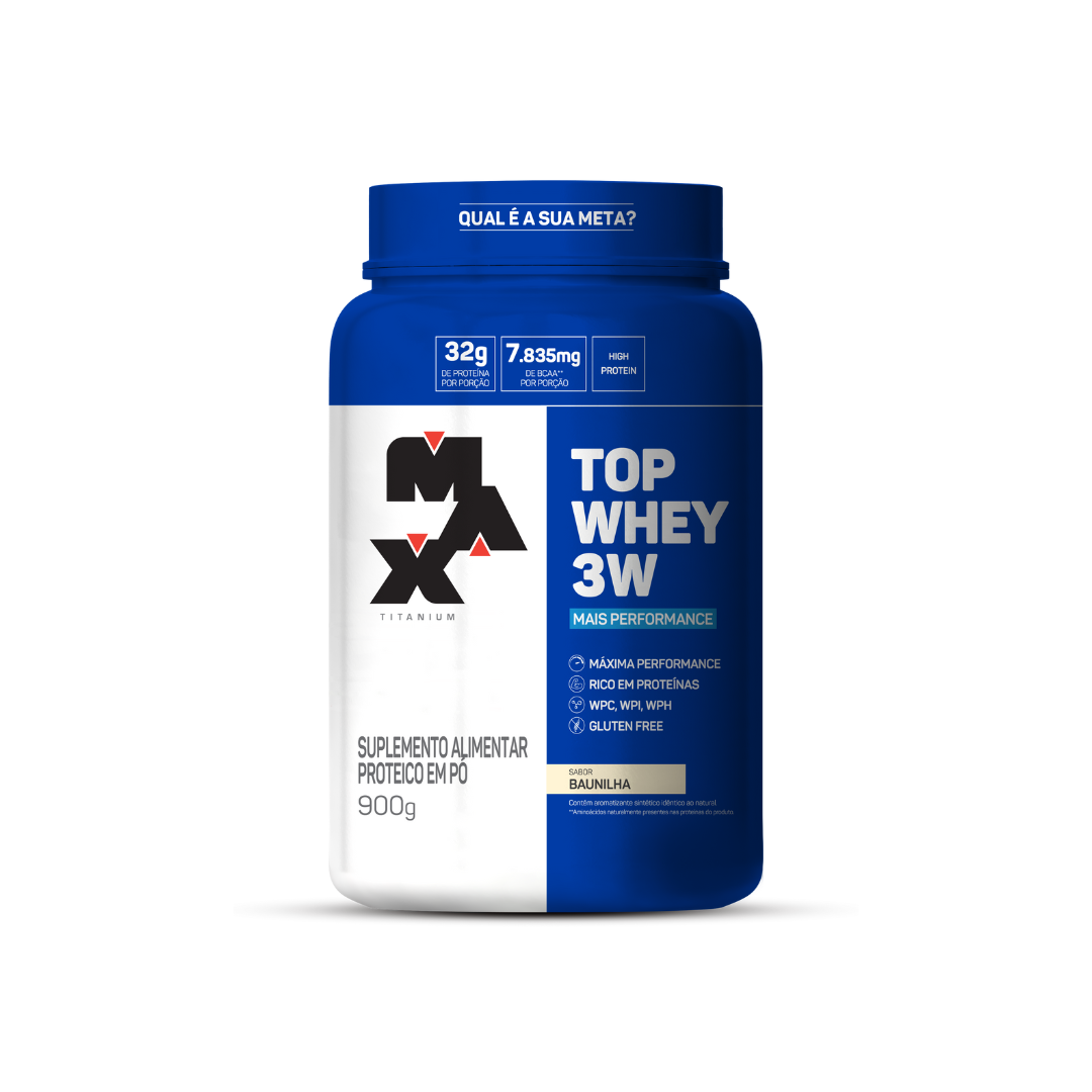 Top Whey 3W + Performance 900G | Max Titanium