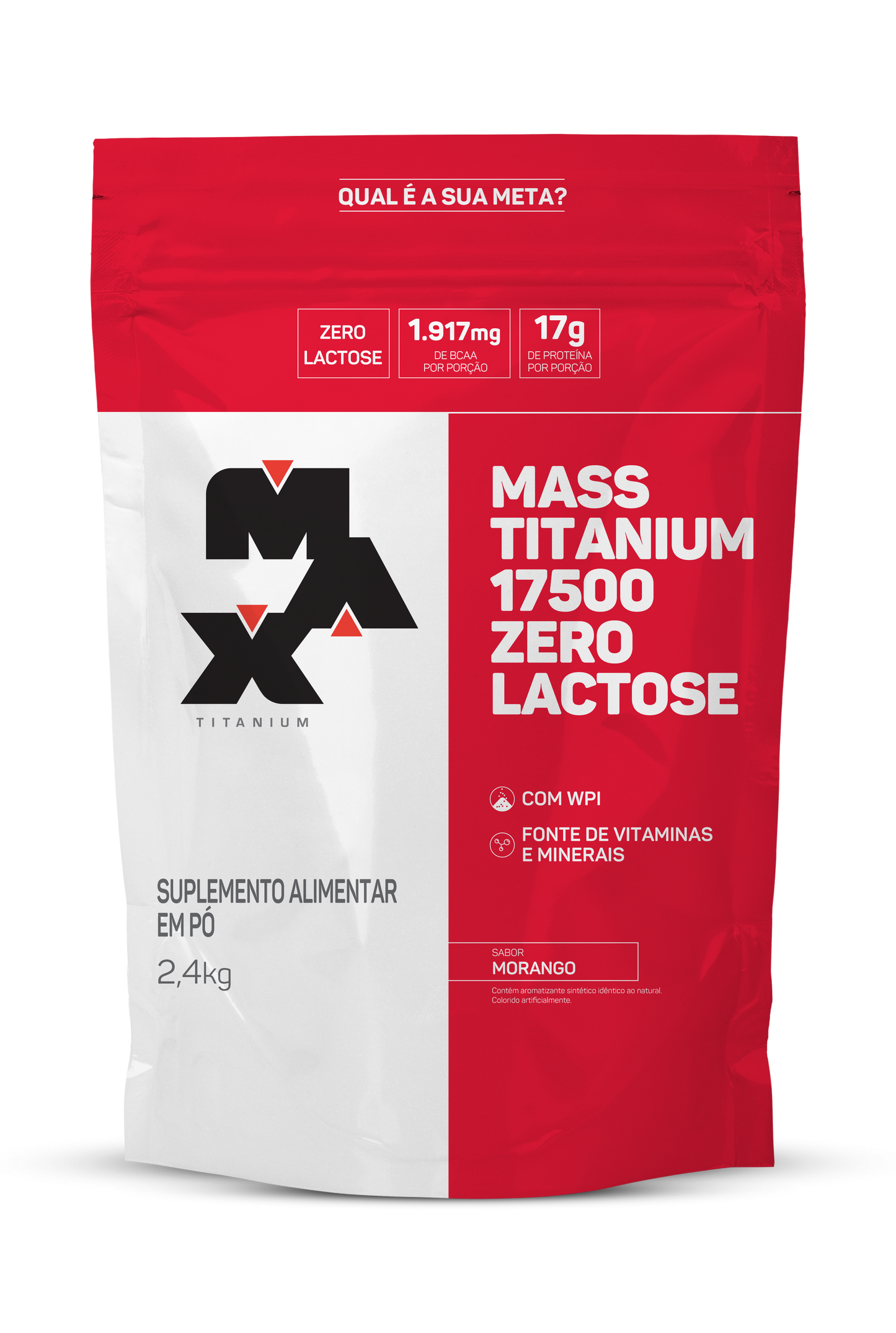 Mass Titanium 17500 ZERO LACTOSE 2,4kg | Max Titanium