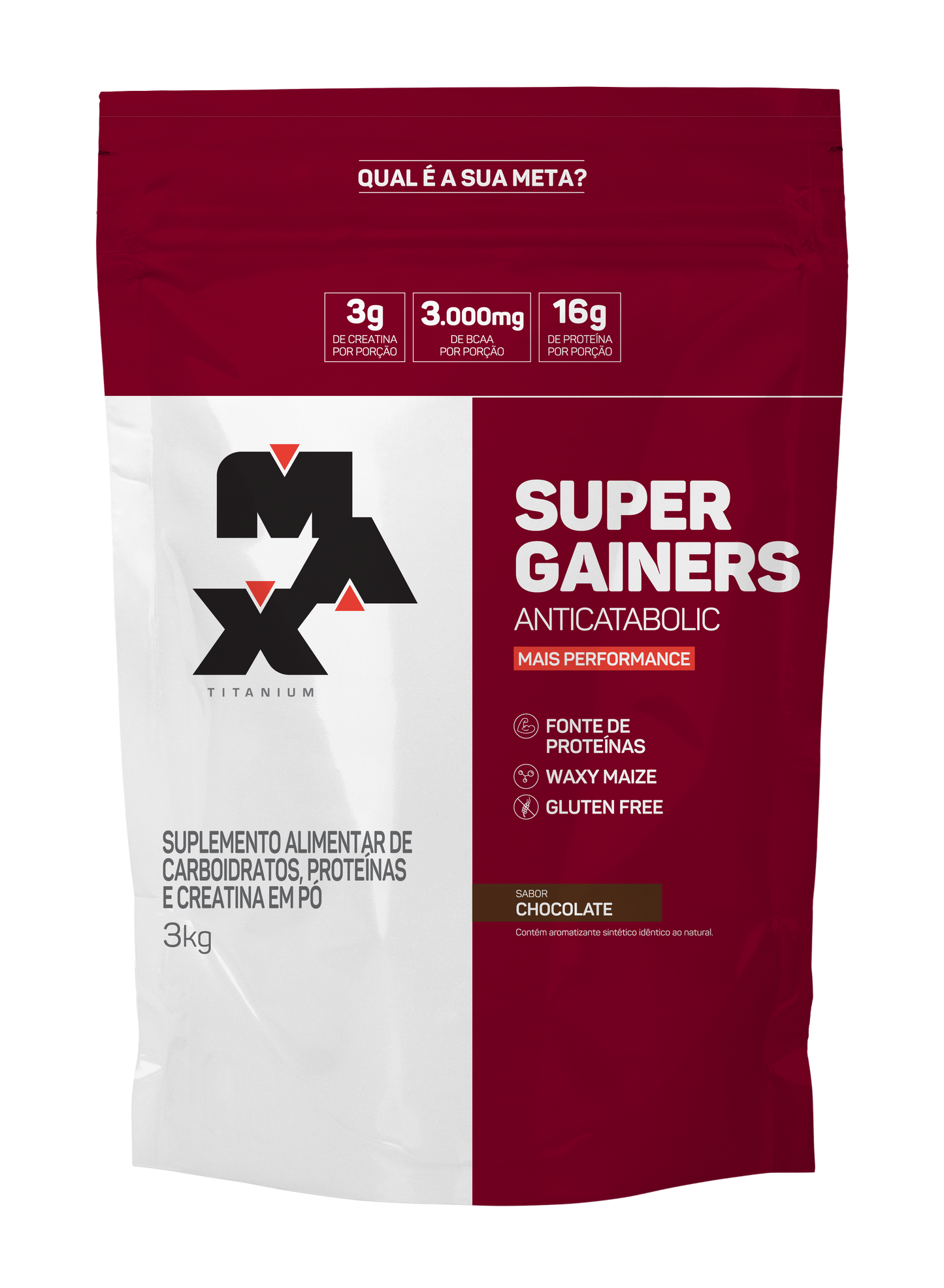 Super Gainers Refil 3Kg | Max Titanium